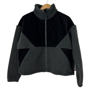 Columbia Women’s Size Large Shark Gray Uphill Edge Fleece Full Zip Jacket New